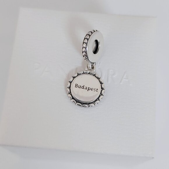 Pandora Budapest Dangle Charm Hungary Charm Travel Charm S925 Silver Pendant - Picture 5 of 7